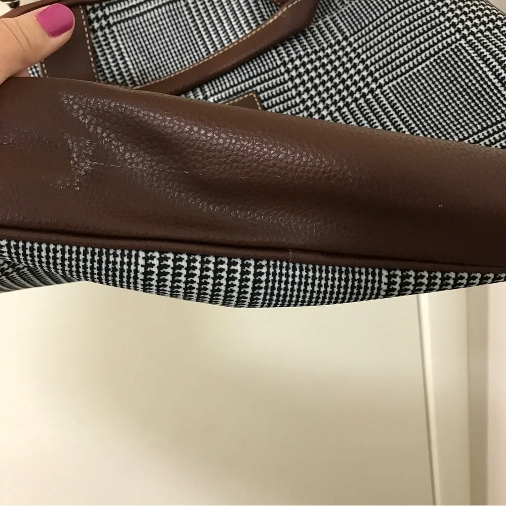 Barrington x the Honda classic houndstooth computer laptop crossbody bag